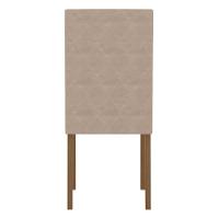 Conjunto Sala De Jantar Retangular Mesa Helo 120cm E 04 Cadeiras Jade Carvalho Com Grafite - 10