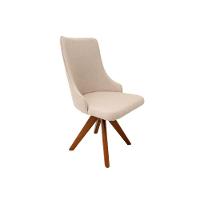 Conjunto Mesa De Jantar Cone 110 Cm Freijó Com 4 Cadeiras Roma Giratória Cor Marrom - 7