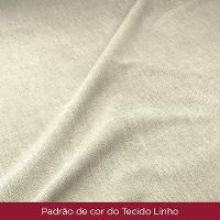 Conjunto Sala De Jantar Tampo Mdf Canto Reto 120 Cm 4 Cadeiras Amélia Henn Nature Com Off White E Linho - 5