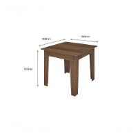 Conjunto Sala De Jantar0,90 Com 4 Cadeiras Amêndoa 61C - 5