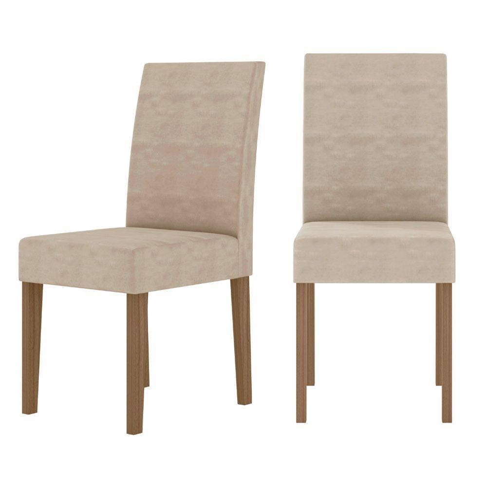 Conjunto Sala De Jantar Retangular Mesa Helo 120cm E 04 Cadeiras Josi Carvalho Com Grafite - 3