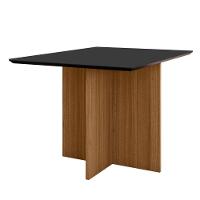 Conjunto Sala De Jantar Retangular Mesa Helo 120cm E 04 Cadeiras Josi Carvalho Com Grafite - 7