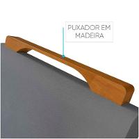 Conjunto Sala De Jantar Natalle 4 Lugares Mesa Redonda 1,2m E 4 Cadeiras Moveis Mix Mel/off White/ Bege Areia - 13