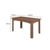 Conjunto Sala De Jantar Mali 1,56 Com 6 Cadeiras Amêndoa 11C - 7