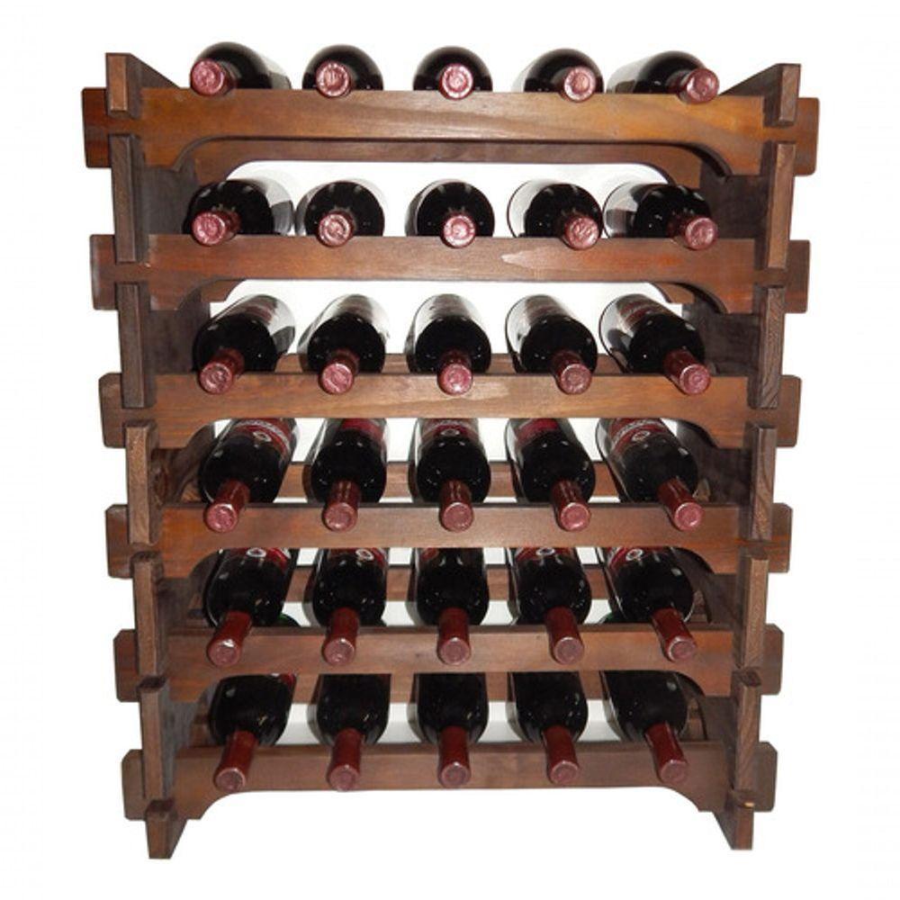 Adega Vinho Madeira 30 Garrafas Imbuia C05 - 3