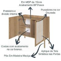 Balcao Cafe Bar 2Portas Palhinha Linha Oslo Hanover Artesano - 3