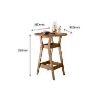 Conjunto Mesa Bistrô Com 4 Banquetas Cedro Gold 51C - 12