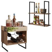 Kit Adega Espelhada E Prateleira D01 Design Demolição - 1