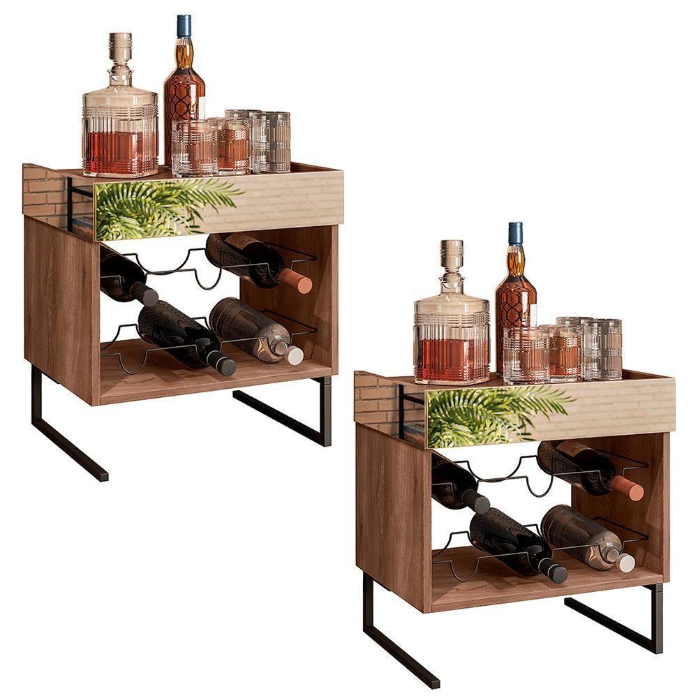 Kit 02 Adegas Espelhada Industrial D01 Design Demolição - 1