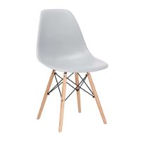 Conjunto Mesa Eames Imbuia 120cm + 4 Cadeiras Cinza - 2