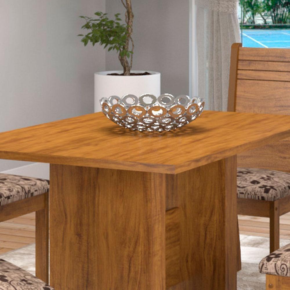 Conjunto Sala De Jantar Completa Mesa 4 Cadeiras Quick Viero - 9