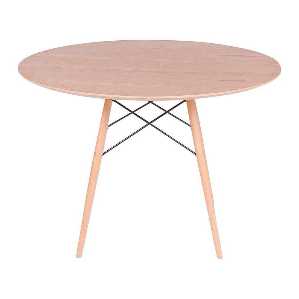 Conjunto Mesa Redonda Freijó 120cm + 4 Cadeiras Preta - 3