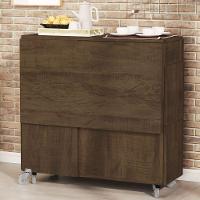 Mesa Bancada Dobrável Carlos Com Bancos Castanho - 6