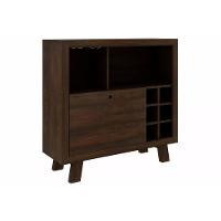 Bar de Sala Jantar AD5002 Adega p/ 6 Garrafas Rústico - Tecno Mobili - 1