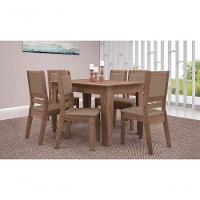 Conjunto Sala De Jantar 1,35 Com 6 Cadeiras Amêndoa 73B - 5
