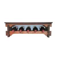 Adega Vinho Madeira 05 Garrafas Tipo Mesinha Imbuia C05 - 1