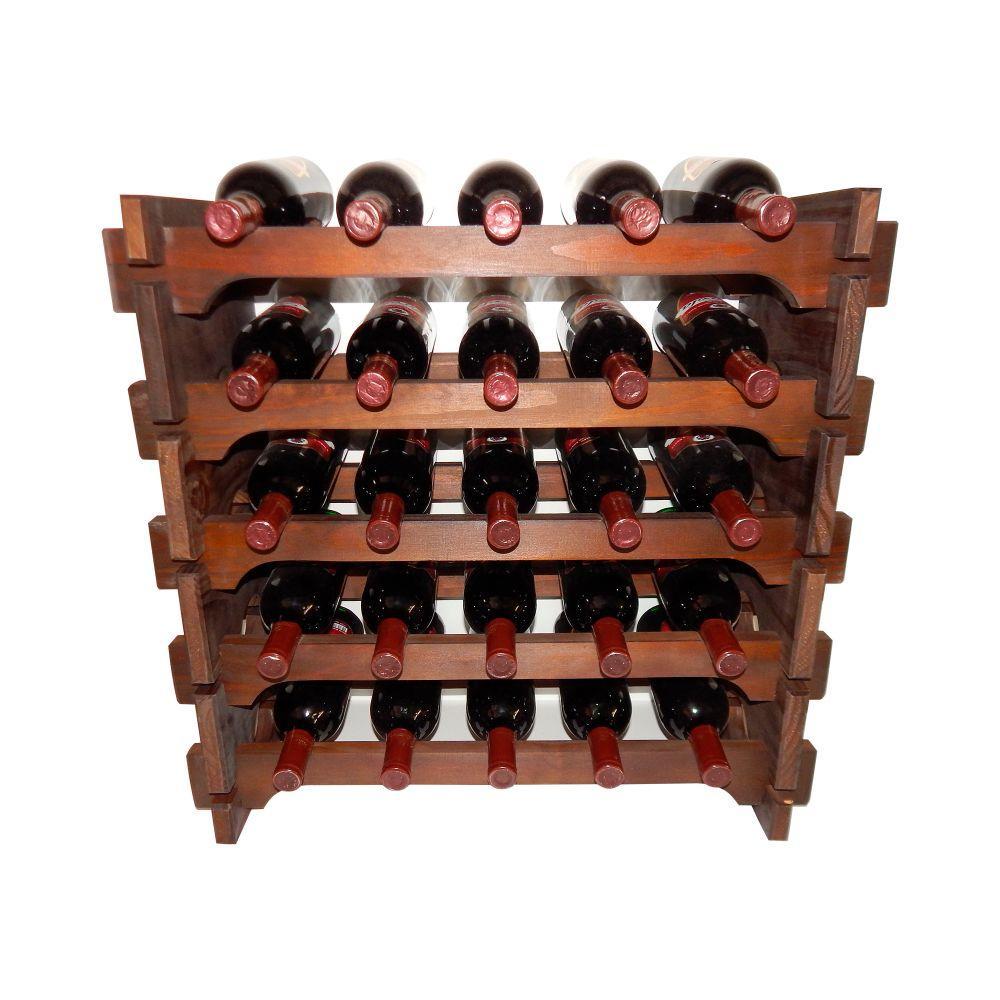 Adega Vinho Madeira 25 Garrafas Imbuia C05 - 1