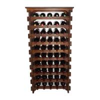 Adega Vinho Madeira 60 Garrafas Tipo Mesa Imbuia C05 Cevey - 1