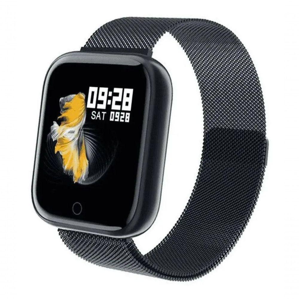 Relógio Smart Watch Oled Pro/ P70 Com Duas Pulseiras-Preto - 4