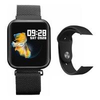 Relógio Smart Watch Oled Pro/ P70 Com Duas Pulseiras-Preto - 1