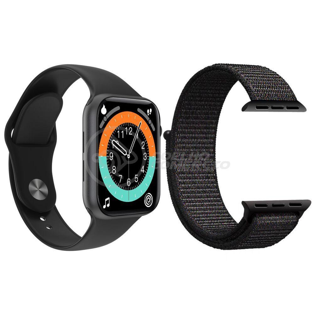 Smartwatch X16 Preto Android Ios + 1 Pulseira Extra Preto - 1