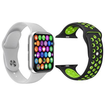 Kit 1 Relógio Smartwatch Iwo9 Branco + 1 Pulseira Preto