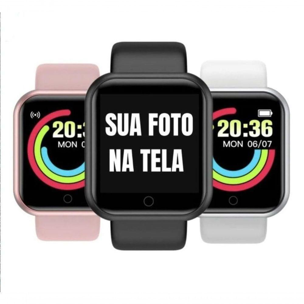 Relógio Inteligente Smartwatch D20 Branco - 7