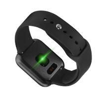 Relógio Smartwatch P70 Com 2 Pulseiras (Aço/Silicone) Pretas - 4