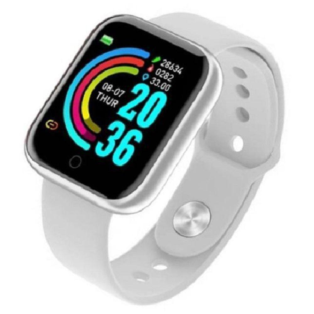 Relógio Inteligente Smartwatch D20 Bluetooth Branco - 4