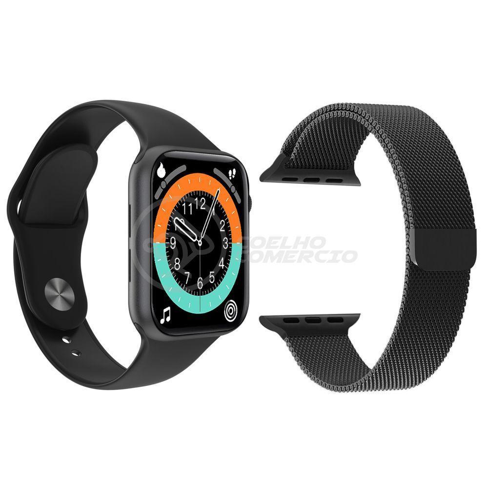 Smartwatch X16 Preto + 1 Pulseira Extra Preto - 1
