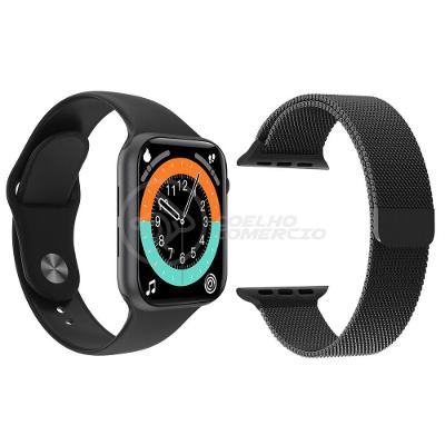 Smartwatch X16 Preto + 1 Pulseira Extra Preto