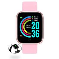 Relogio Inteligente Smartwatch D20 Bluetooth Rosa - 4