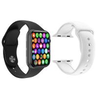 Kit 1 Smartwatch W34 S Preto + 1 Pulseira Extra Branco - 1