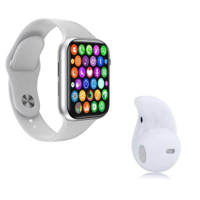 Kit 1 Smartwatch Branco + Mini Fone Bt Branco Smart Bracelet