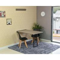 Mesa Dobrável Retrátil 120x75 Volpi e 2 Cadeiras Leda Preta - 1