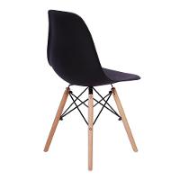 Kit Mesa Jantar Eiffel 90cm Preta e 2 Cadeiras Charles Eames Preta - 3