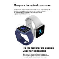 Smartwatch Hw22 Rosa Troca Pulseira Android Ios Cardíaco - 2