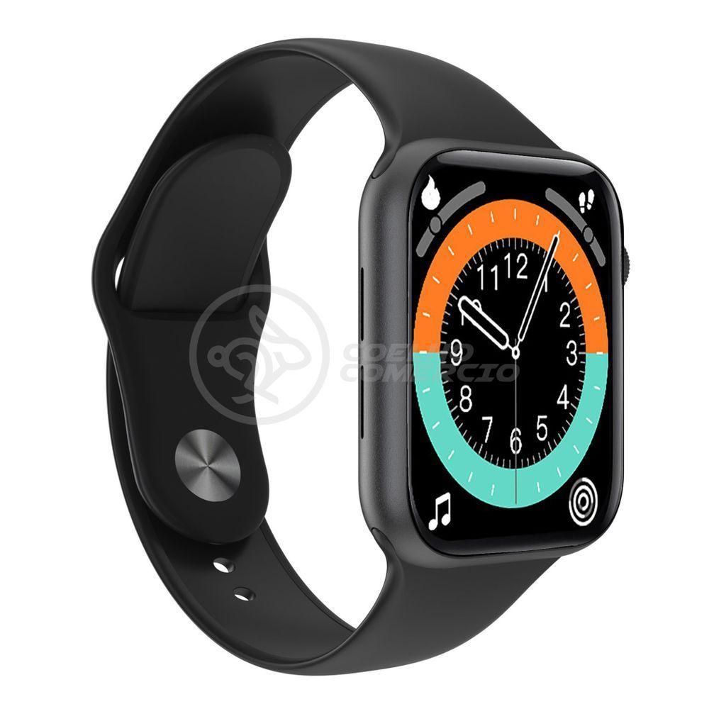 Smartwatch X16 Preto Troca Pulseira Android Ios Monitor - 1