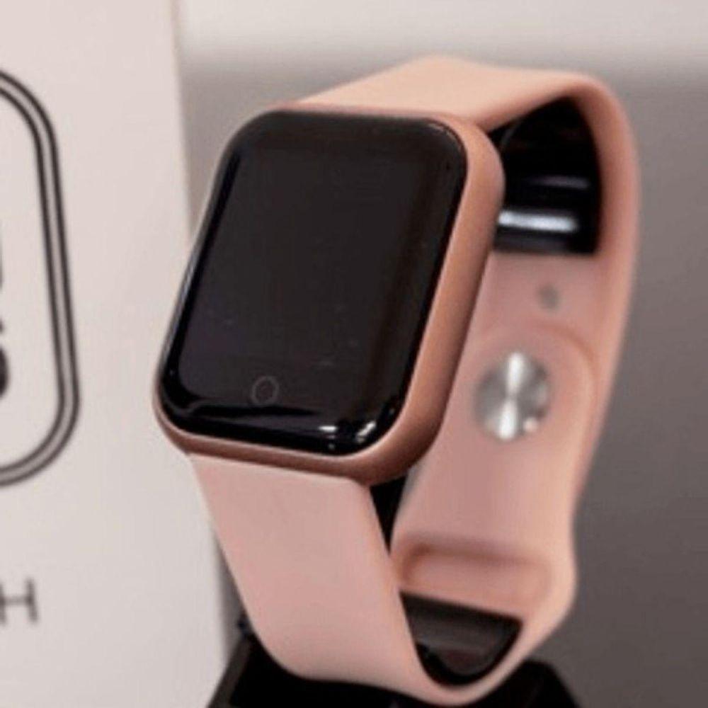 Relógio Inteligente Smartwatch D20 Rosa - Batimento Cardíaco - 3