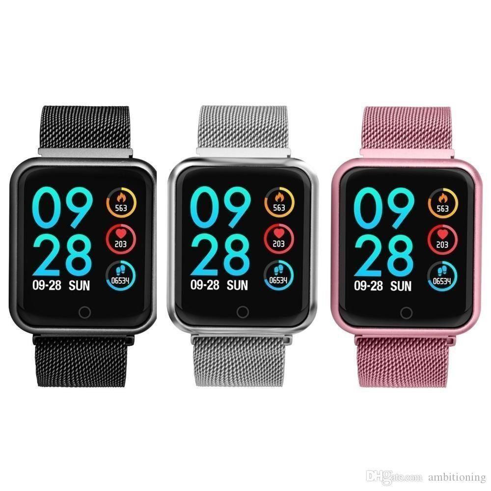 Relógio Smartwatch - P70 Duas Pulseiras Android Ios Preto - 2