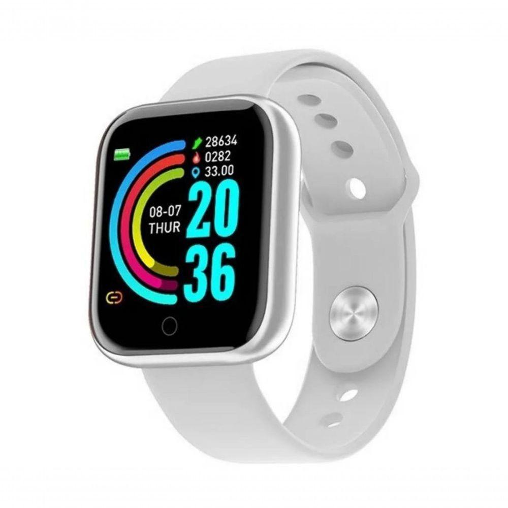 Relógio Smartwatch Inteligente D20 Y68 Prata - 4