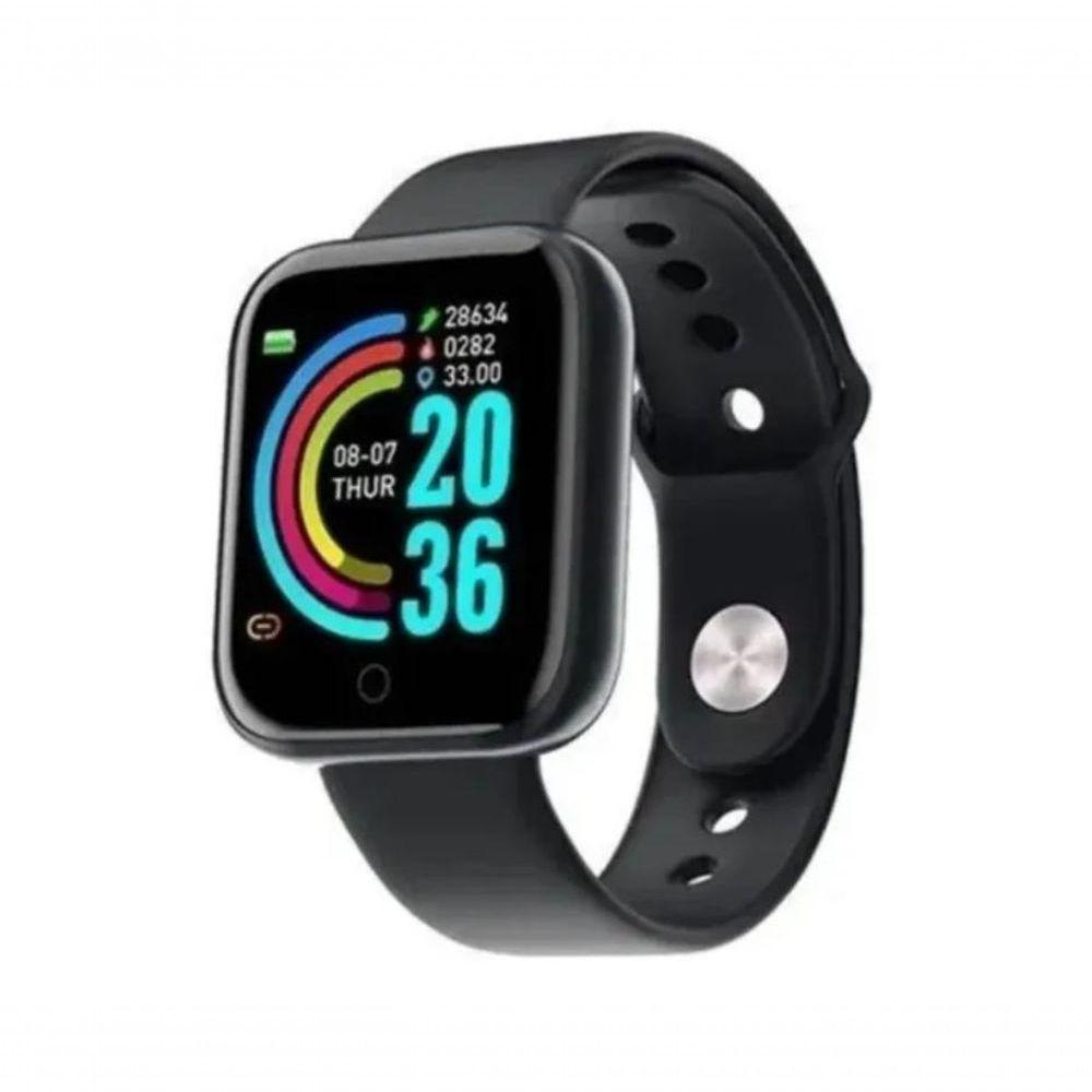 Relógio Smartwatch Inteligente D20 Y68 Foto Preto - 5