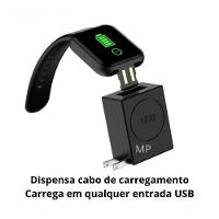 Relógio Smartwatch Inteligente D20 Y68 Foto Preto - 2