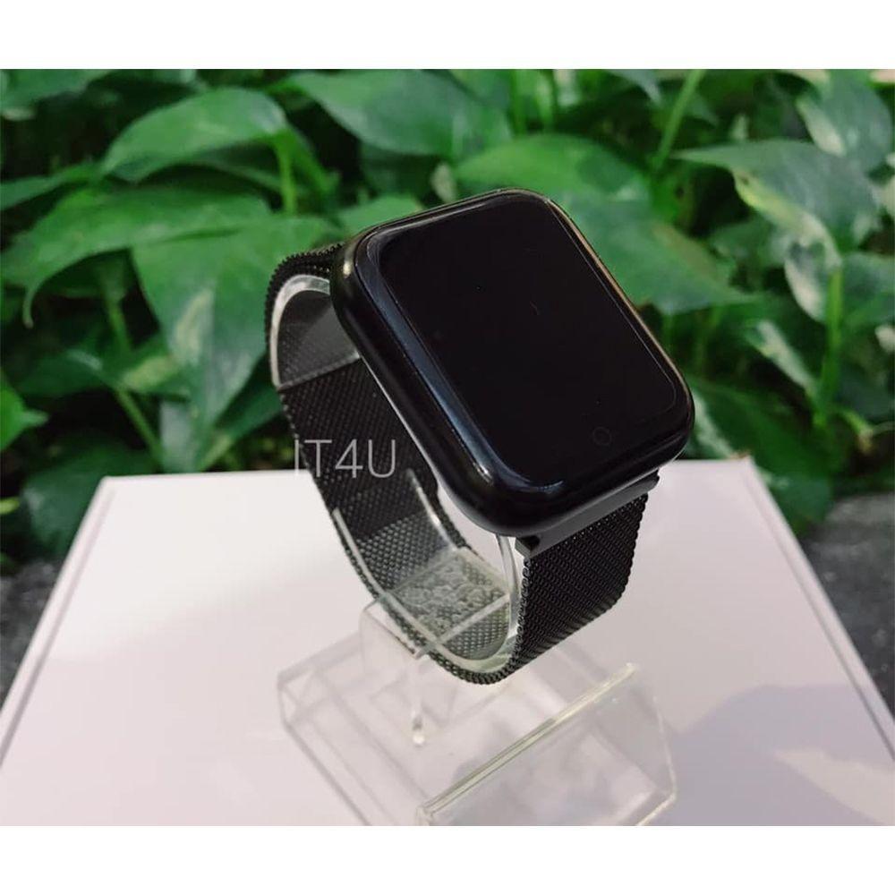 Kit Relógio Smartwatch Preto + 2 Pulseiras + Fone Bluetooth - 1