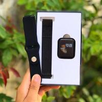 Kit Relógio Smartwatch Preto + 2 Pulseiras + Fone Bluetooth - 1