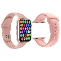 Kit 1 Smartwatch Iwo9 Lite Rosa + 1 Pulseira Extra Rosa - 1