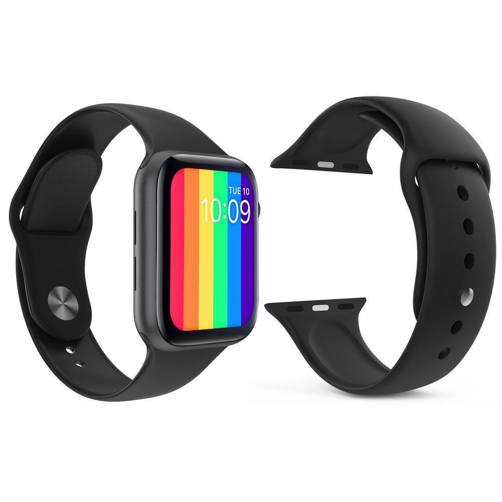 Kit 1 Relógio Smartwatch W26 + 1 Pulseira Preto - 1