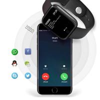 Kit Relógio Smartwatch Rose + 2 Pulseiras + Fone Bluetooth - 2