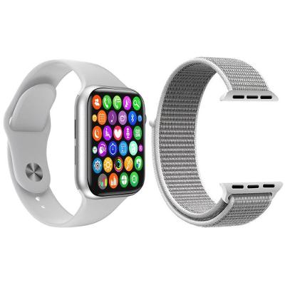 Kit 1 Relógio Smartwatch S Branco + 1 Pulseira Nylon Branco