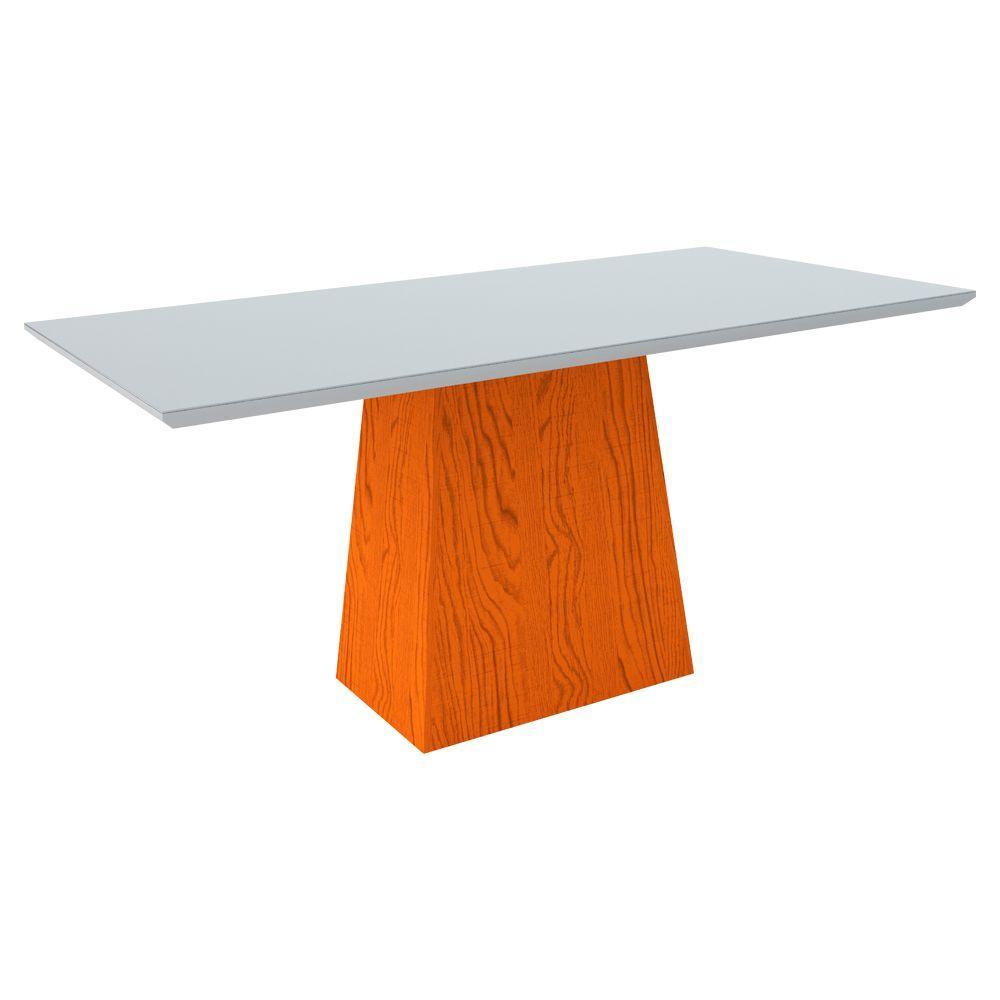 Mesa Jantar Jasmin 1,80m 8 Cadeiras Ypê Off White - 3